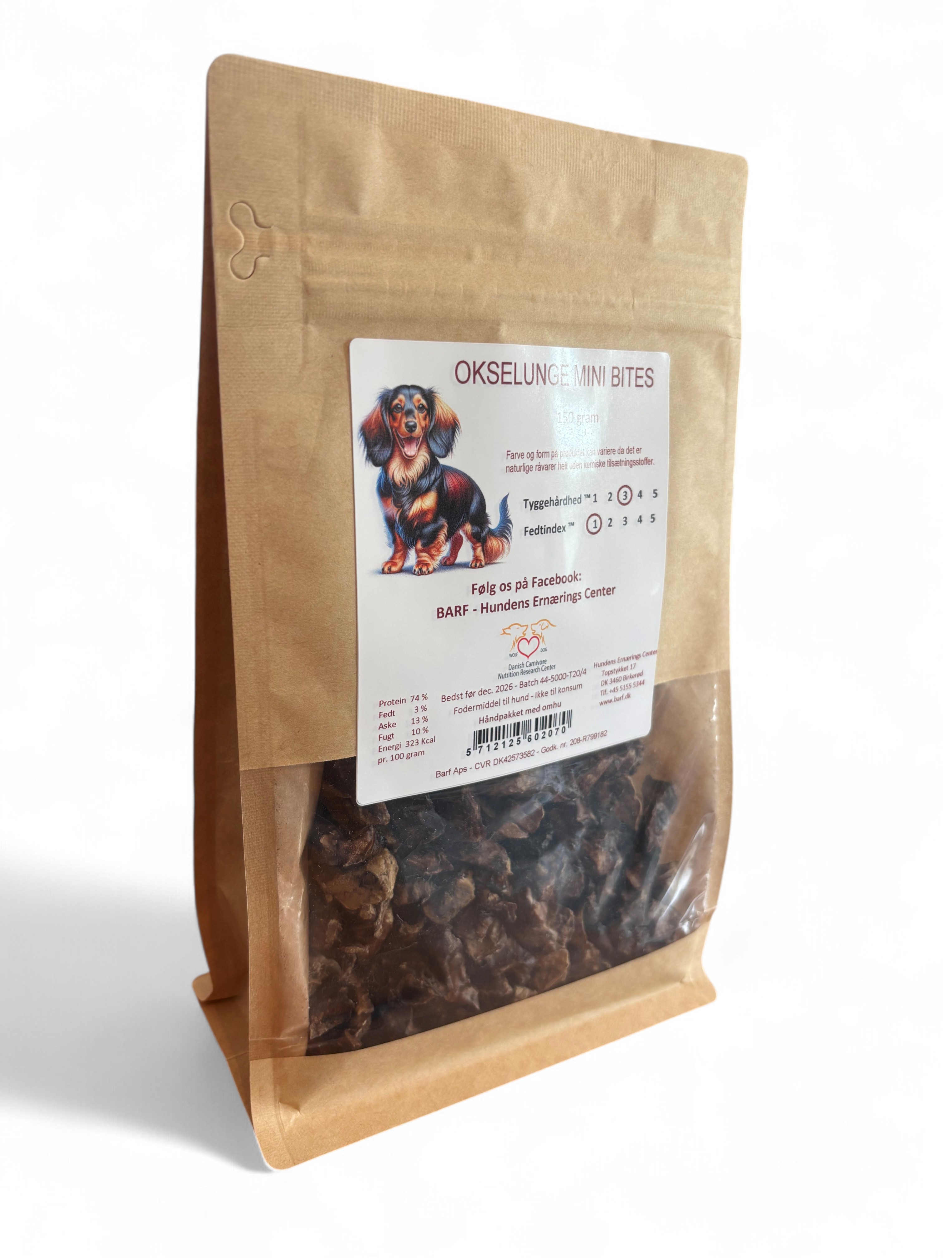 Barf Oxlunga minibitar 150 g