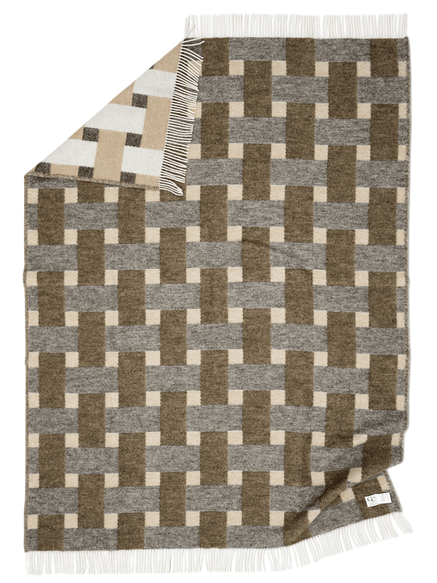 Pläd Weave Beige 130X180cm - 4