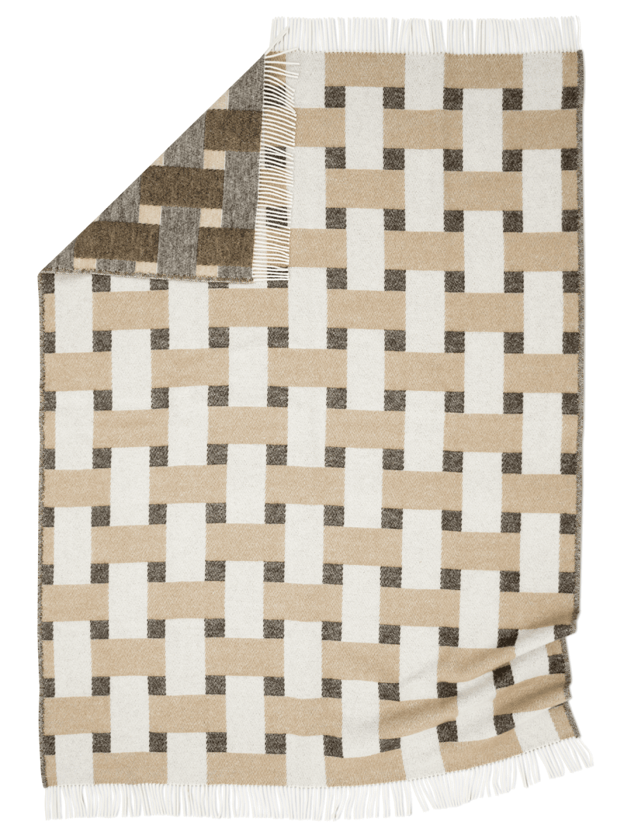 Pläd Weave Beige 130X180cm - 2