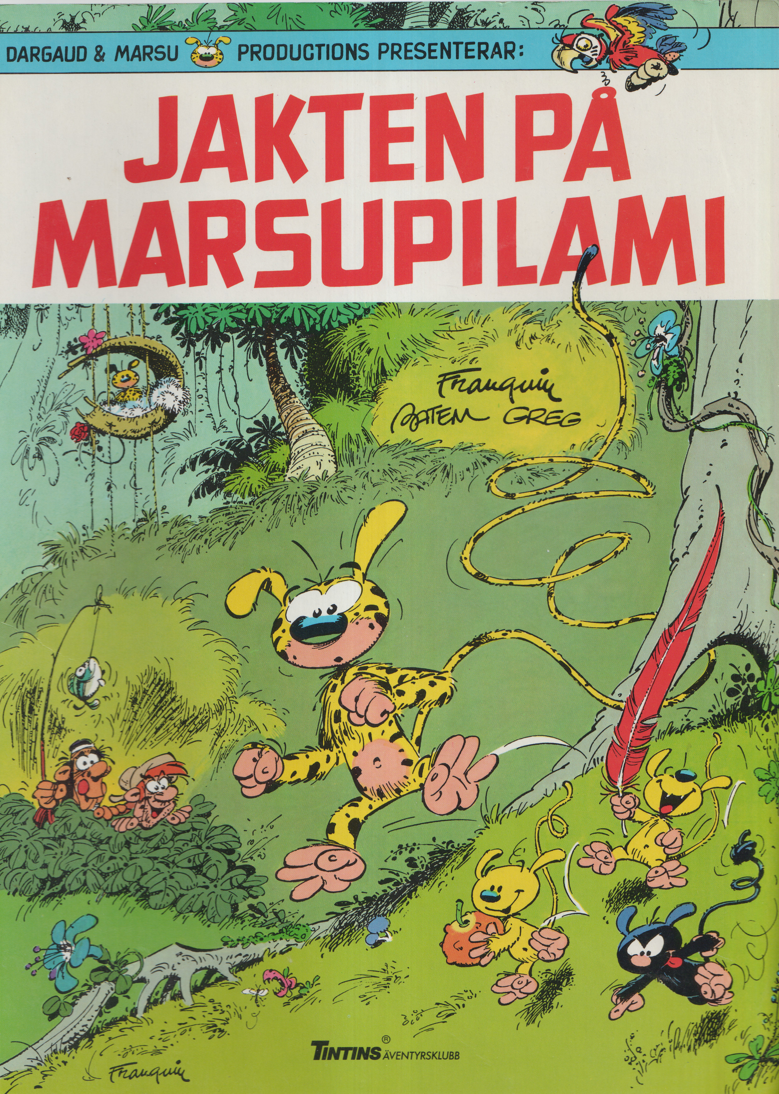Tintins äventyrsklubb 56, Marsupilamis äventyr  Jakten på Marsupilami, begagnad