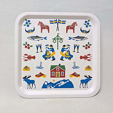 Swedish Tradition Tray 32x32 cm