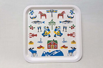Swedish Tradition Tray 32x32 cm