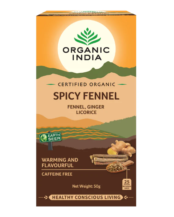 Spicy Fennel Tea Eko, Organic India