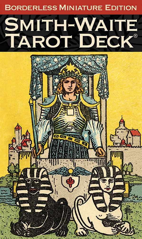 Smith-Waite® Tarot Deck Borderless Miniature Edition - Engelska