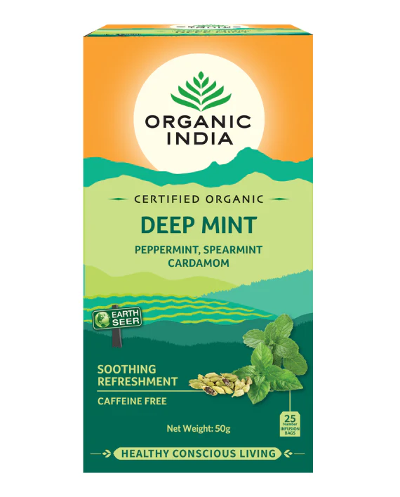 Deep Mint Tea Eko, Organic India
