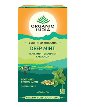 Deep Mint Tea Eko, Organic India