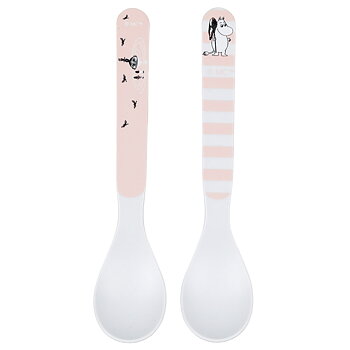 Muminskedar 2-pack - Rosa