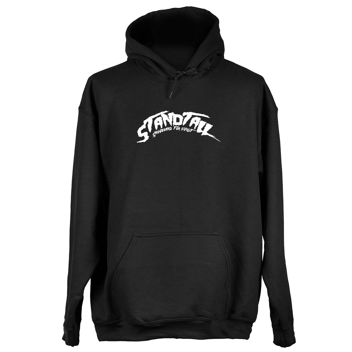 Stand Tall Hoodie - Snowboard För Evigt Black
