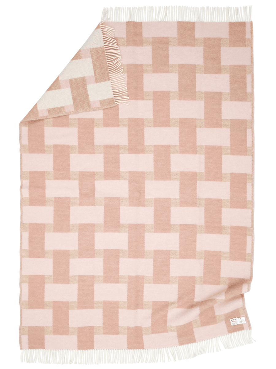Pläd Weave Rosa 130X180cm - 4