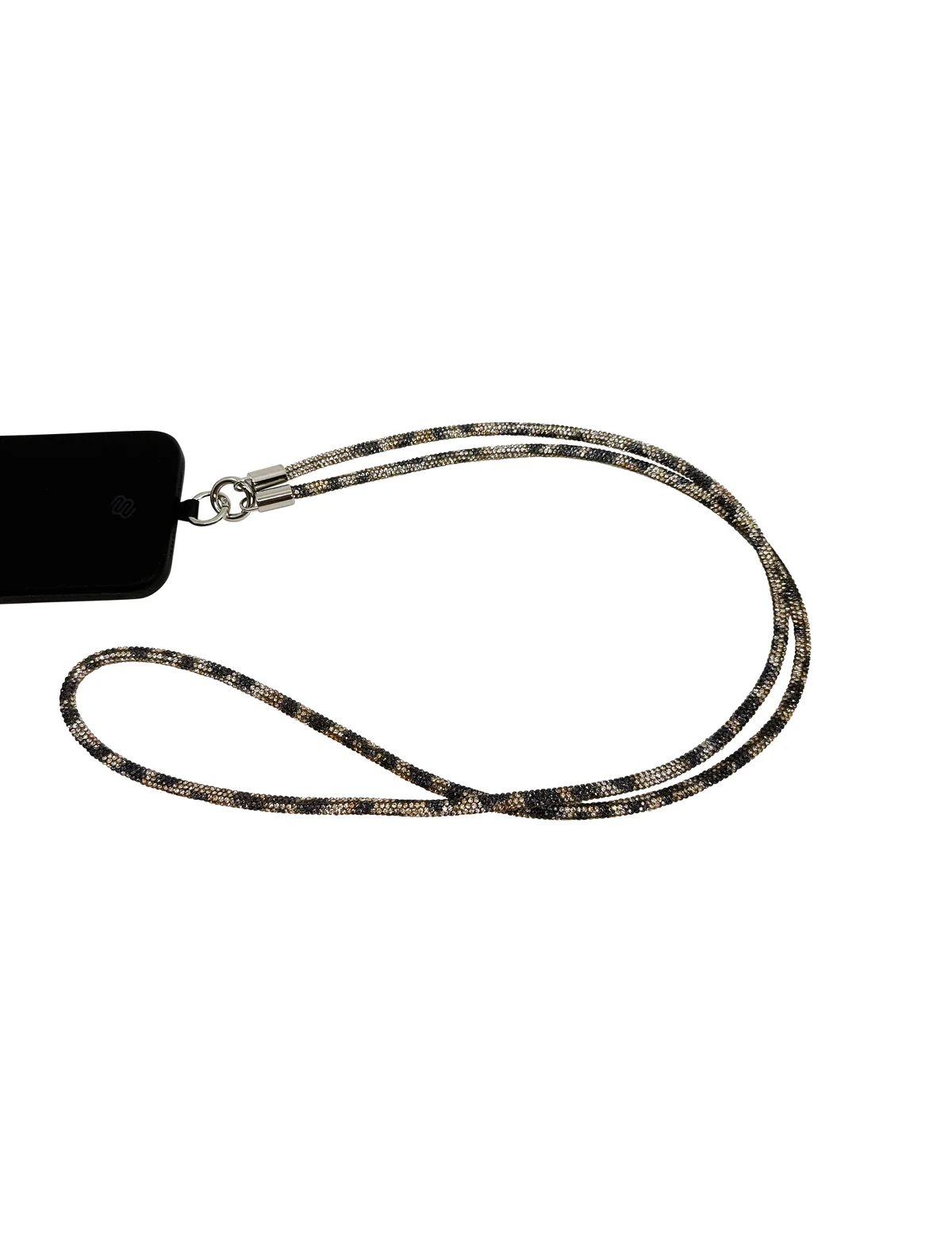 Gala Sparkle Phone Strap, Leo Silver- In Sunny Mood - 2