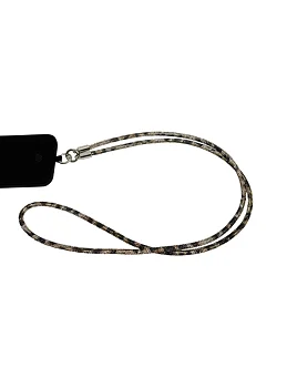 Gala Sparkle Phone Strap, Leo Silver- In Sunny Mood