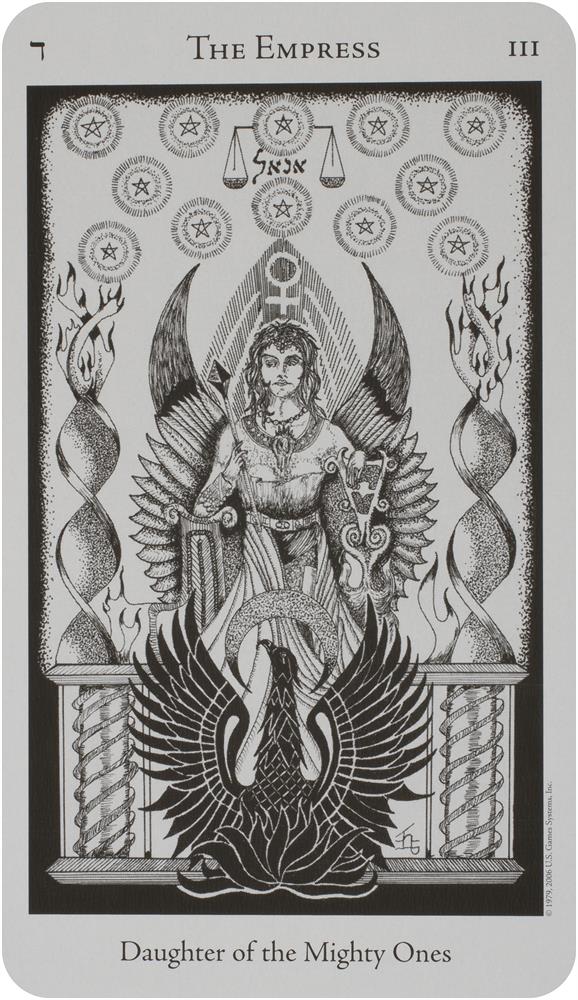 Hermetic tarot deck - Engelska - 2