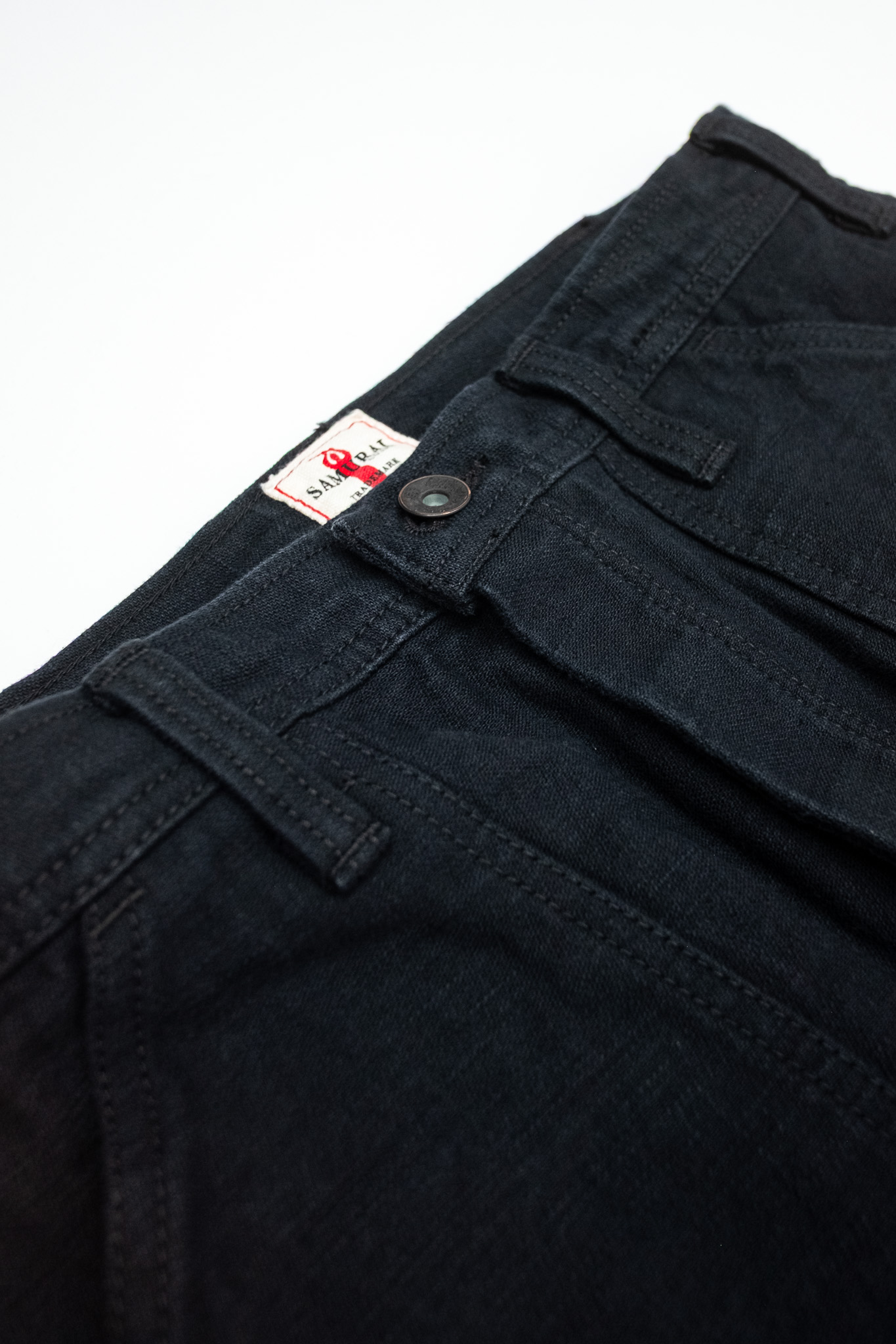 Samurai - Heavyweight Baker Pants Black 15oz - Göteborg Manufaktur