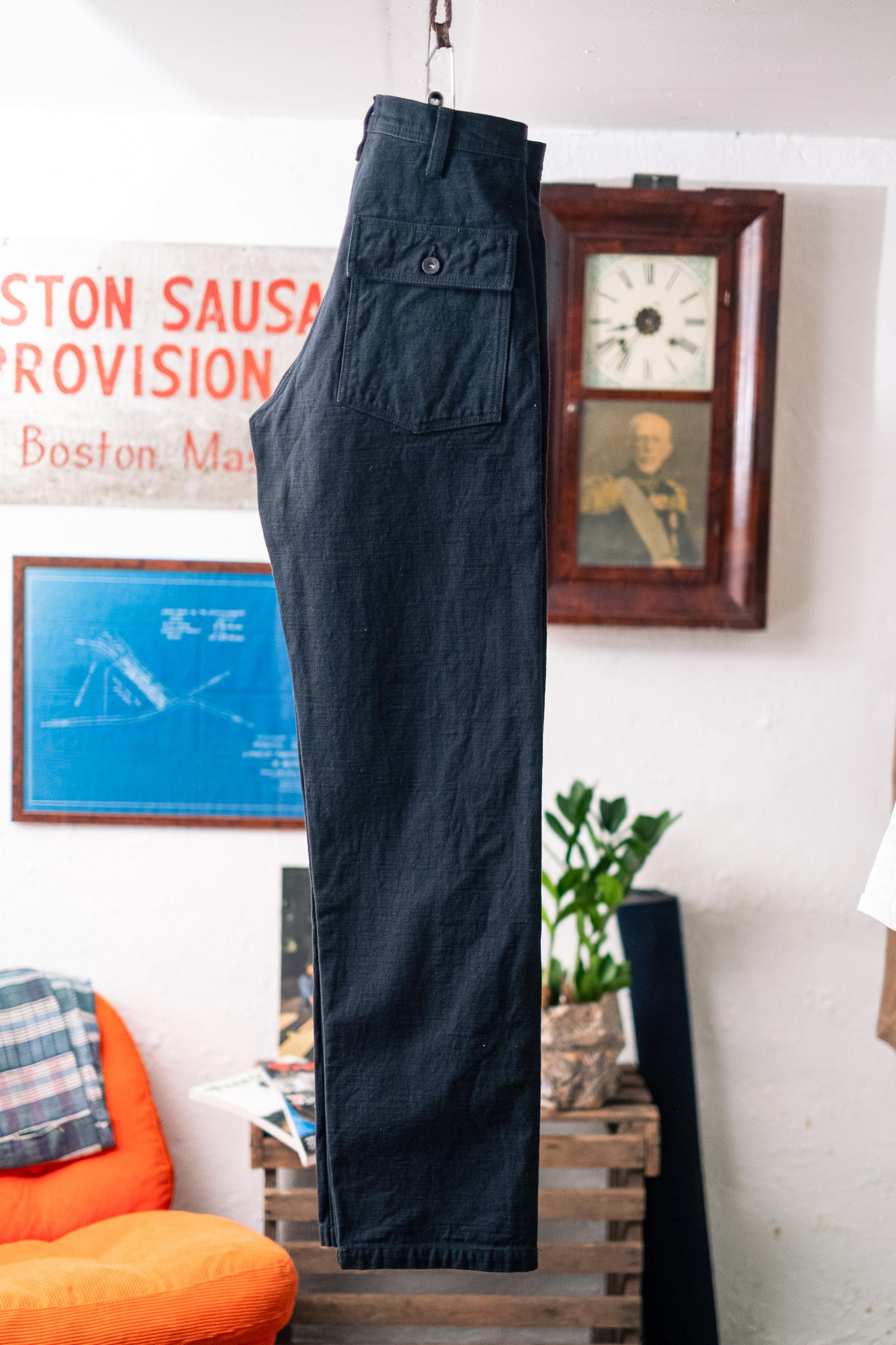 Samurai - Heavyweight Baker Pants Black 15oz 