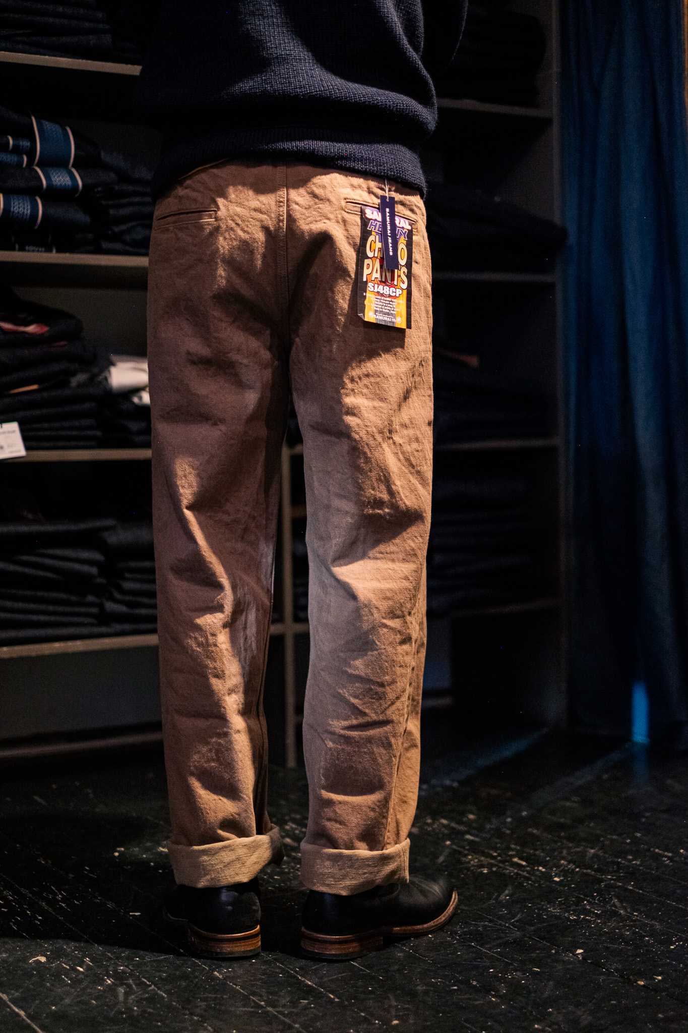 Samurai - Heavy Chino Wide Trousers Khaki - Göteborg Manufaktur