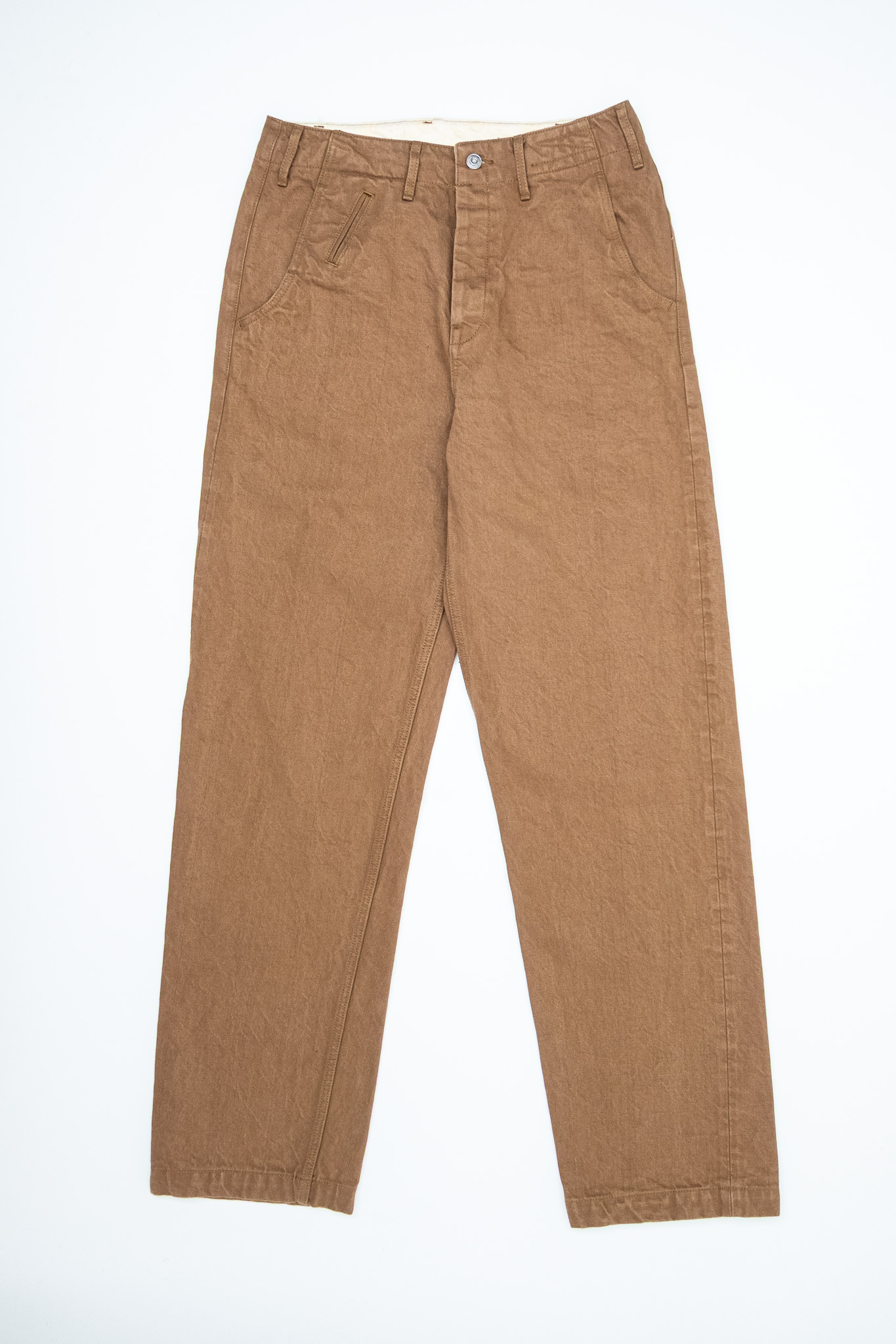 Samurai - Heavy Chino Wide Trousers Khaki - Göteborg Manufaktur