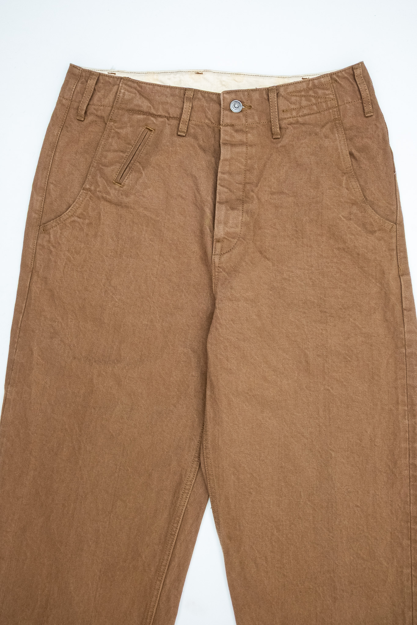 Samurai - Heavy Chino Wide Trousers Khaki - Göteborg Manufaktur