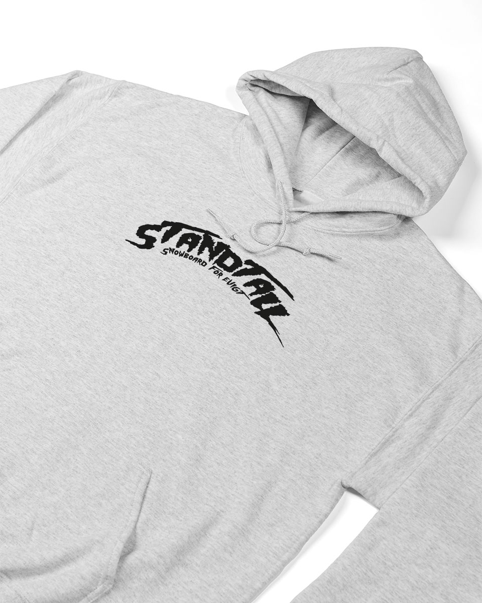 Stand Tall Hoodie - Snowboard För Evigt Ash Grey - 2