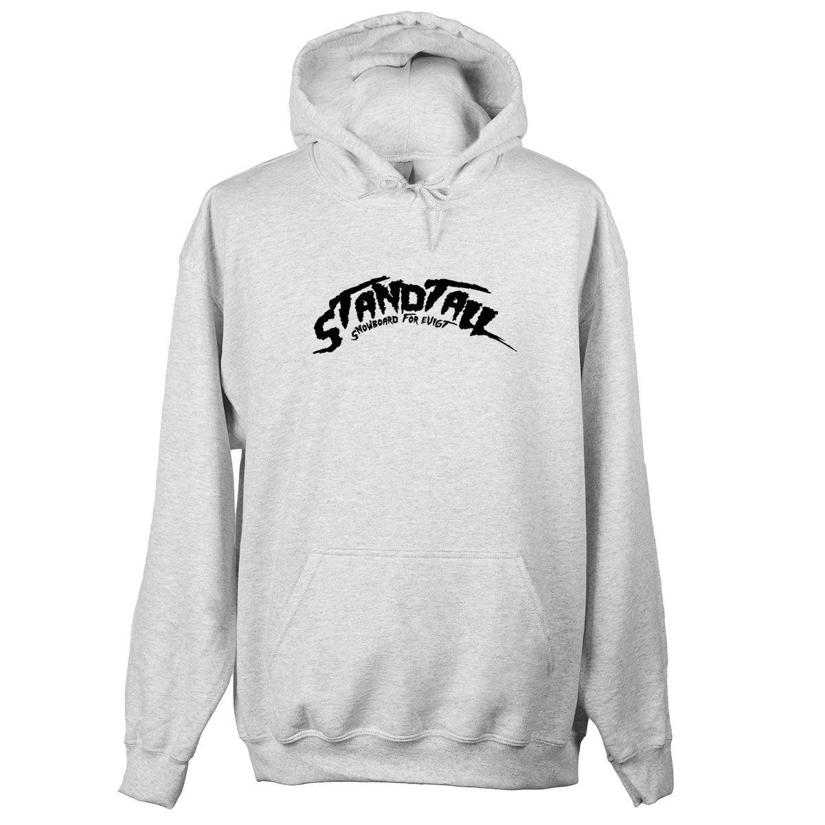 Stand Tall Hoodie - Snowboard För Evigt Ash Grey