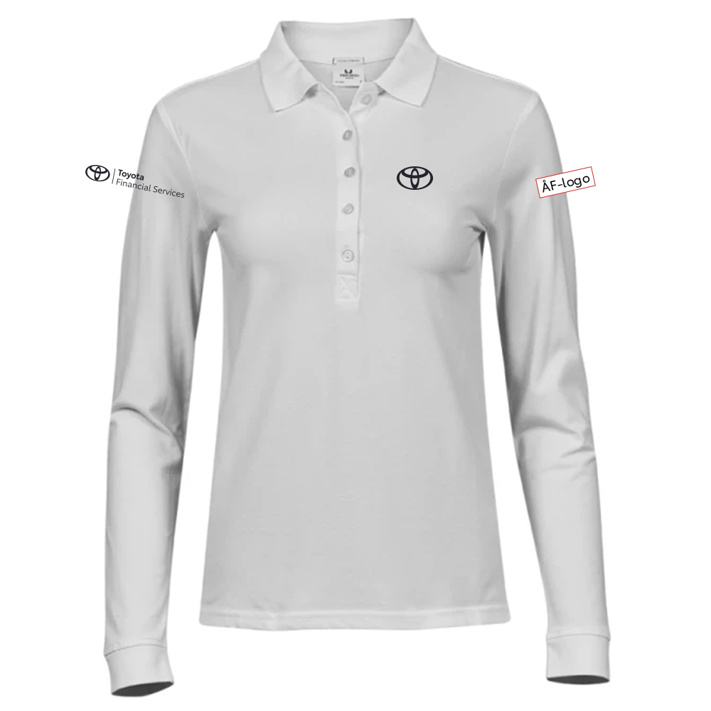 Luxury Stretch Polo, långärmad, dam. TeeJays - 4