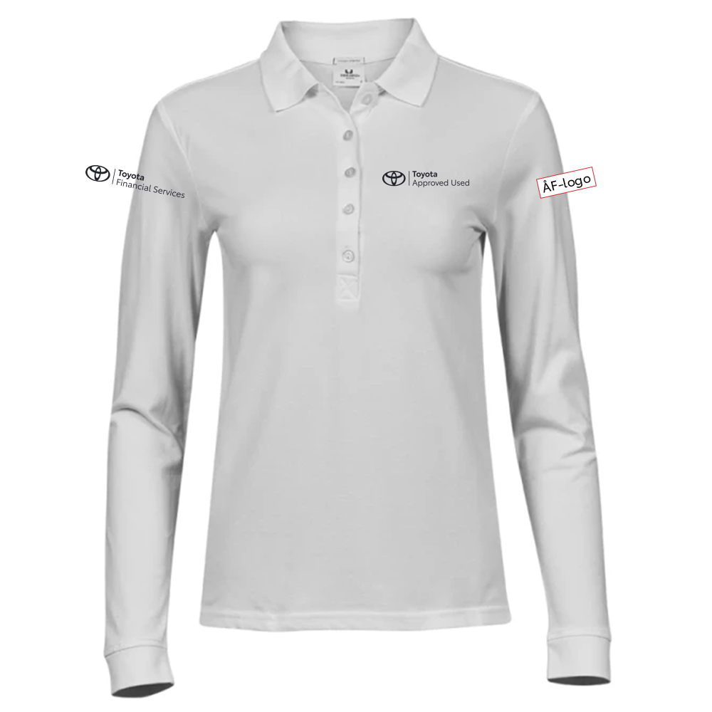 Luxury Stretch Polo, långärmad, dam. TeeJays - 6
