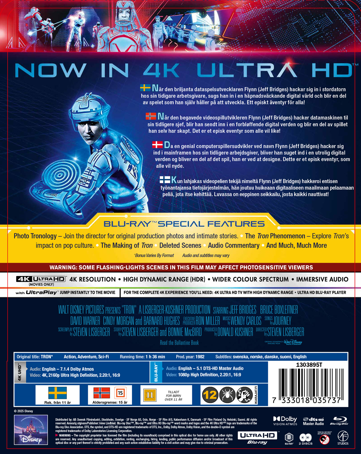 Tron (1982) (Limited Edition Steelbook) (4K Ultra HD + Blu-ray) - 2