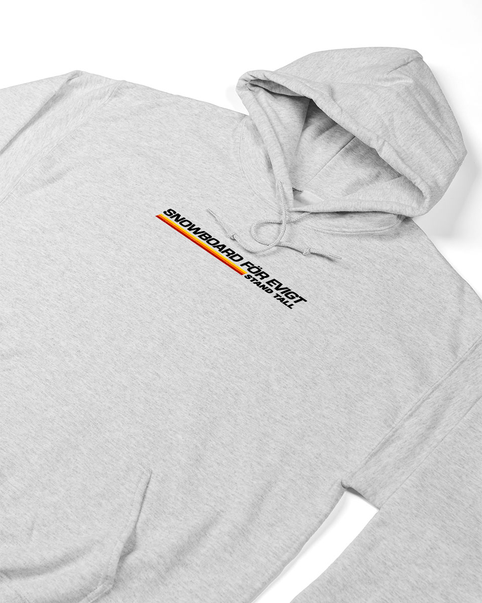 Stand Tall Hoodie - Snowboard För Evigt Race Ash Grey - 2