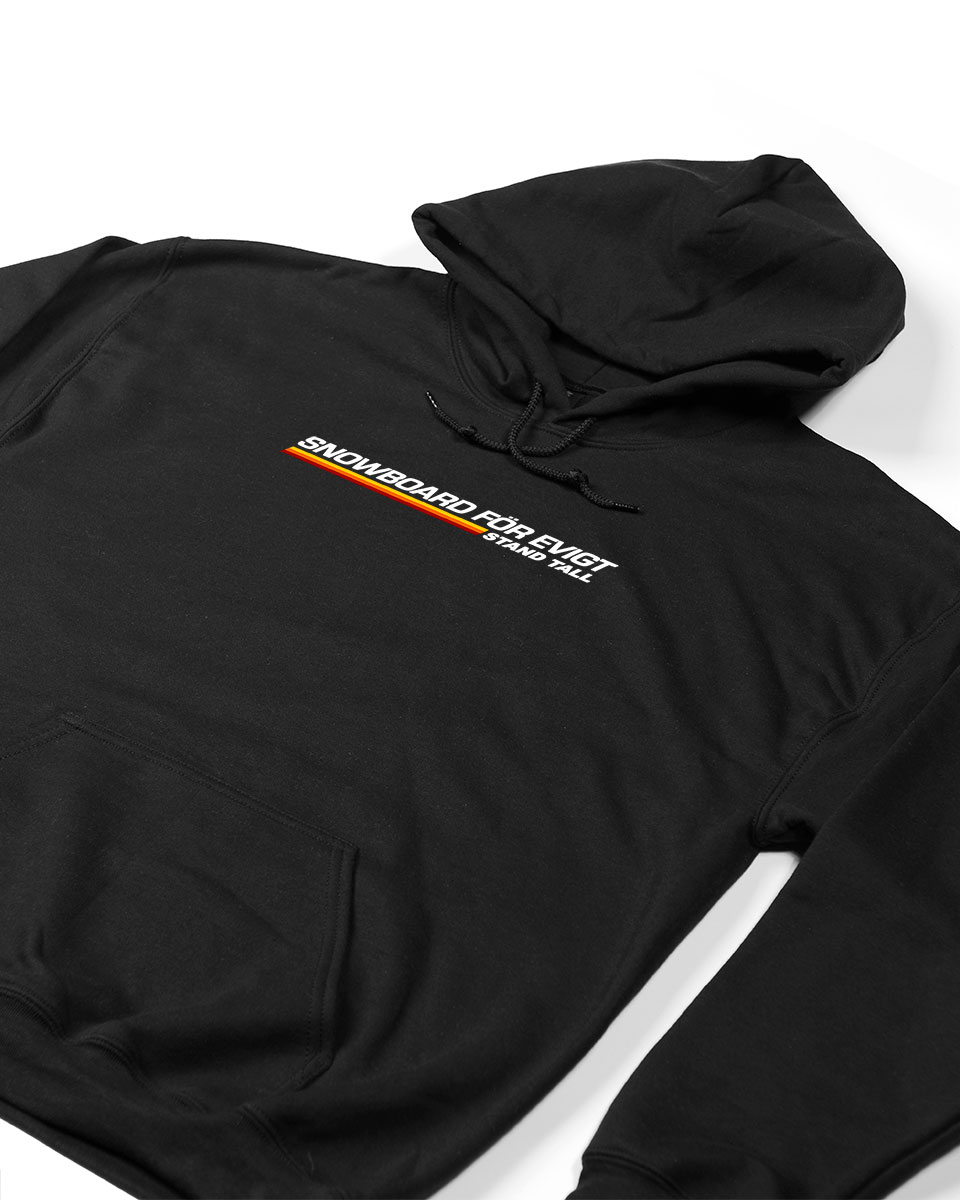 Stand Tall Hoodie - Snowboard För Evigt Race Black - 2