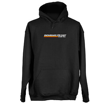 Stand Tall Hoodie - Snowboard För Evigt Race Black