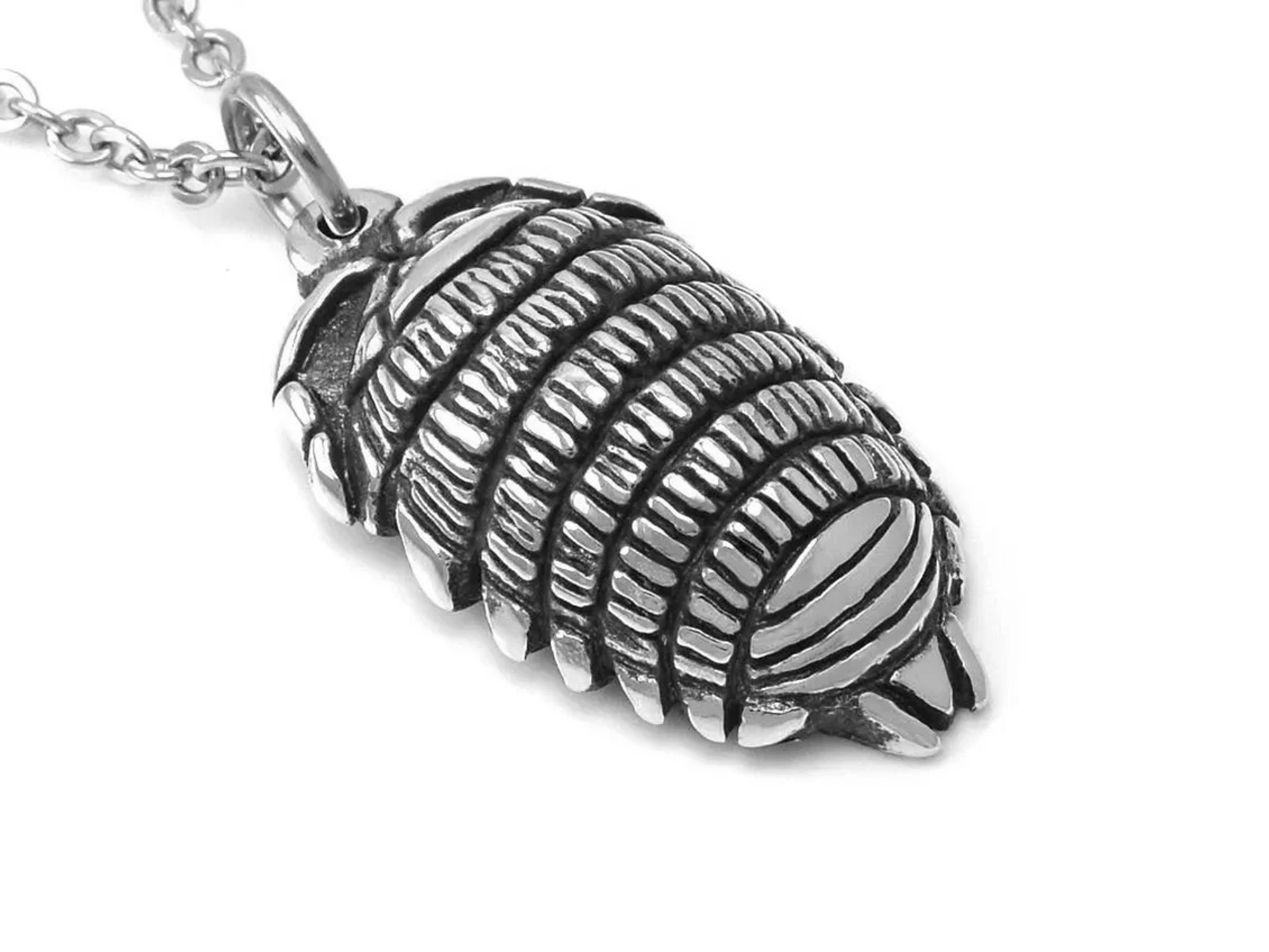 Gråsugga Halsband, Handgjort Kräftdjur Smycke