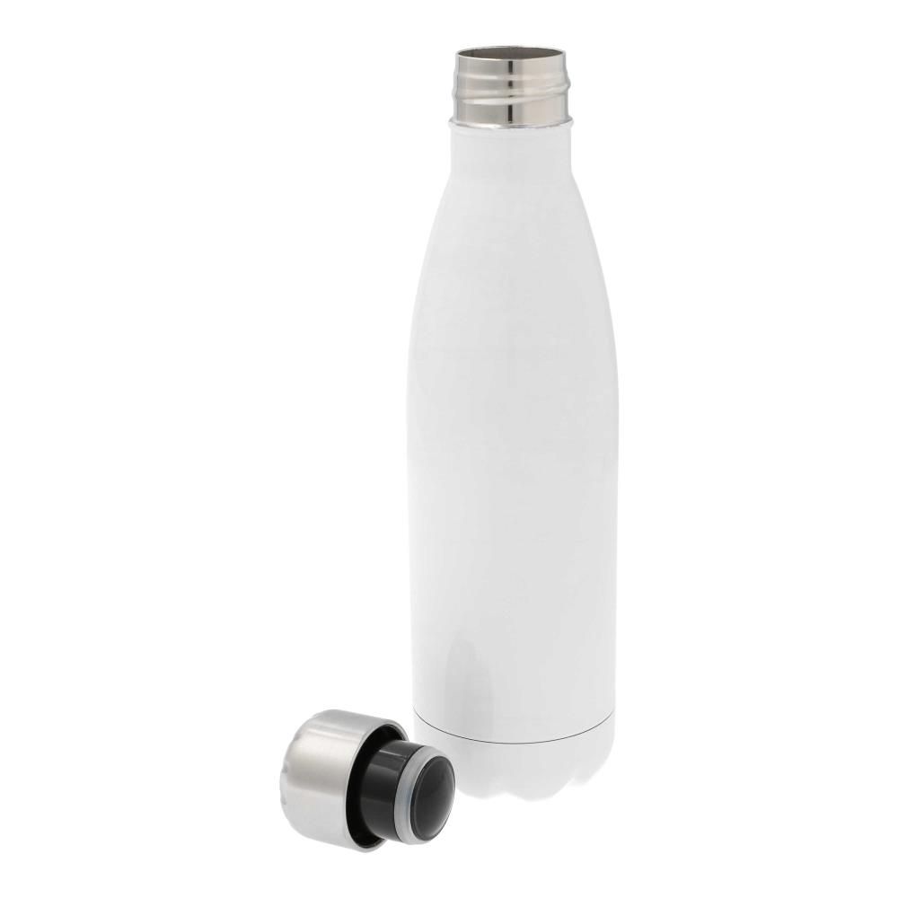 Termosflaska, 500ml - rostfritt stål med skruvkork med Ditt eget tryck - 2