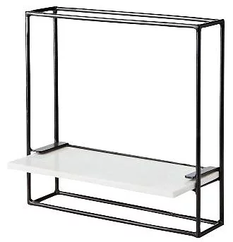 Wall shelf Milan White - 35x35cm