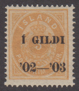 IS F 38, Í GILDI 3 aur *