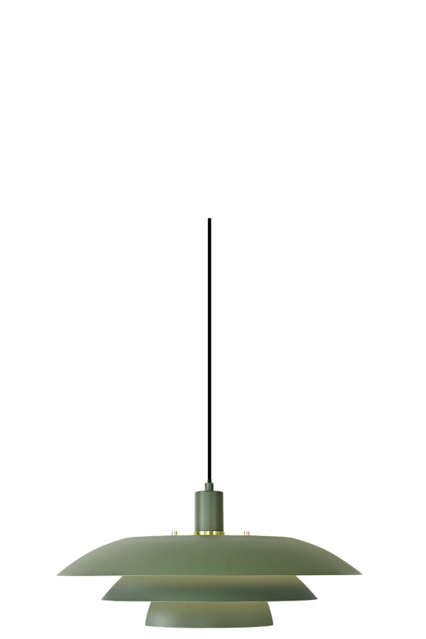 EPSILON taklampa, grön-45cm- Aneta Lighting