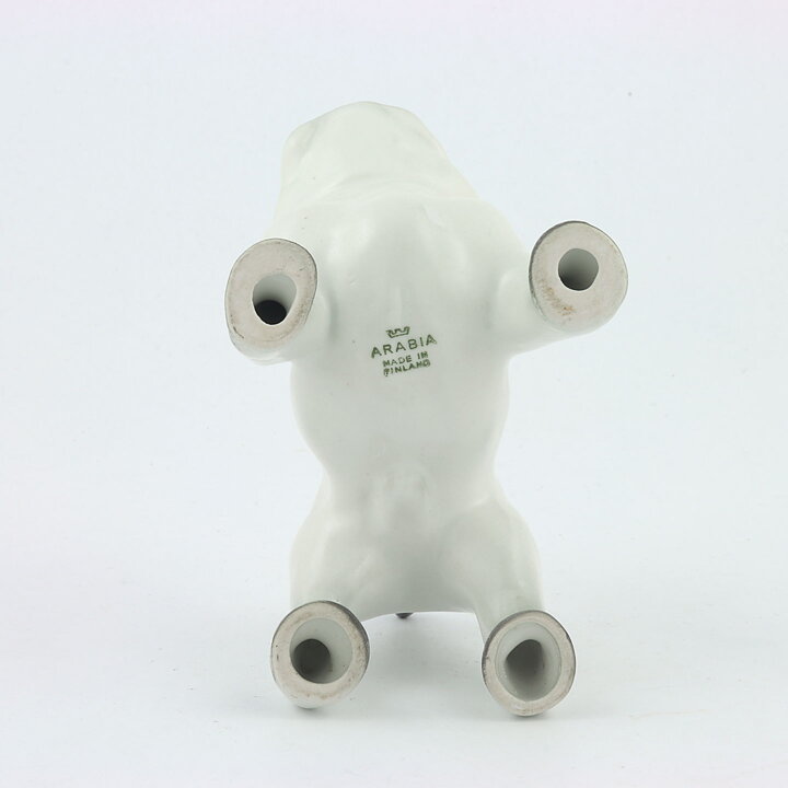 White Arabia Bulldog 13/11 cm (1950s) (2)