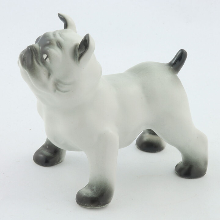 White Arabia Bulldog 13/11 cm (1950s) (2)