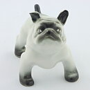 White Arabia Bulldog 13/11 cm (1950s) (2)