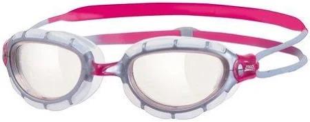 Zoggs Predator Women Swimming Goggles Transparent/Pink, Clear Lens