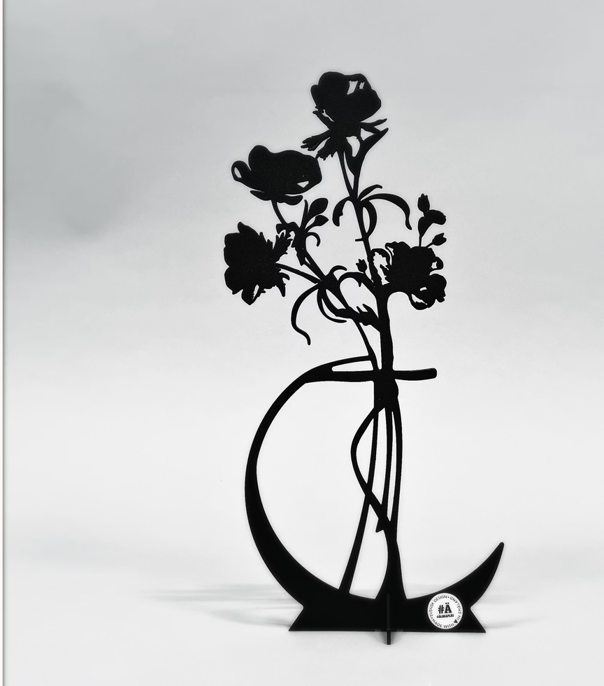 Anemonbukett, Svart- Älskaplåt 