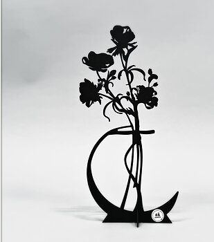 Anemonbukett, Svart- Älskaplåt 