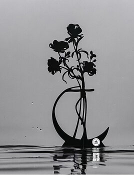 Anemonbukett, Svart- Älskaplåt 