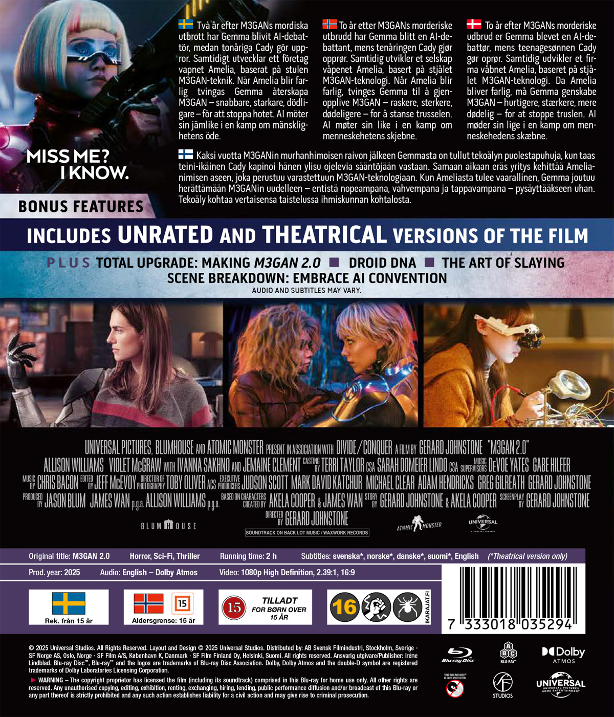 M3gan 2.0 (Blu-ray) - 2