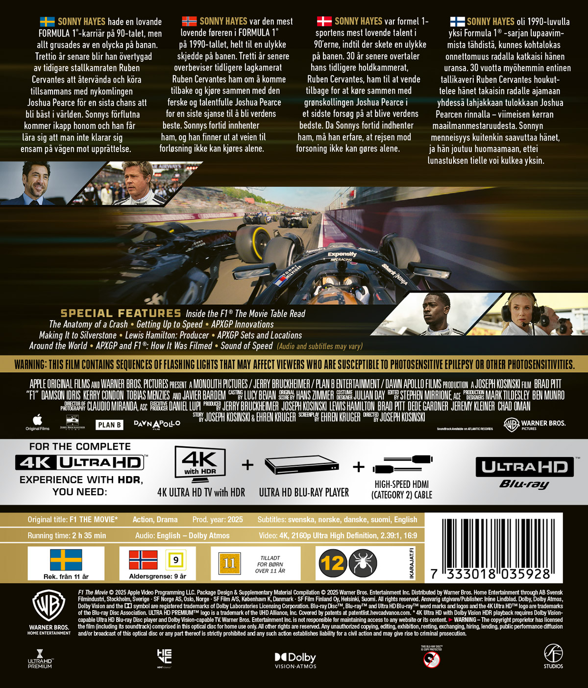 F1 the Movie (4K Ultra HD) - 2