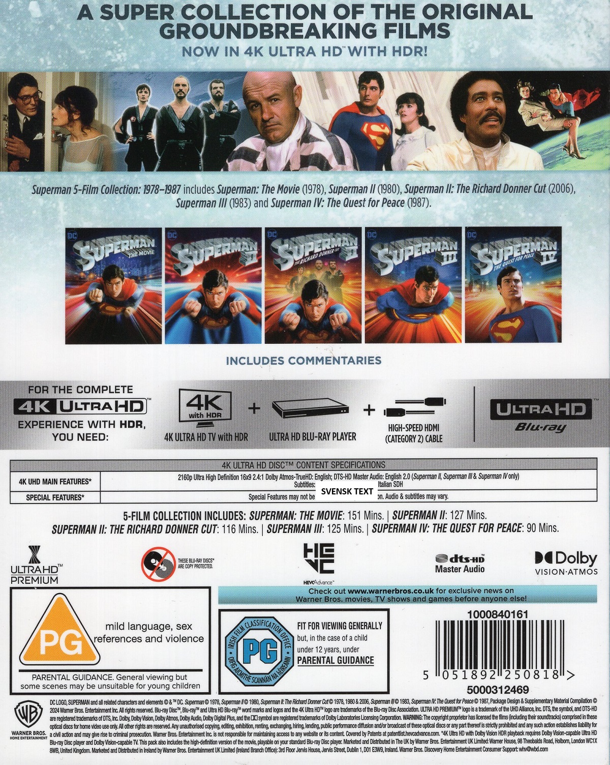 Superman I-IV Collection (4K Ultra HD) - 2