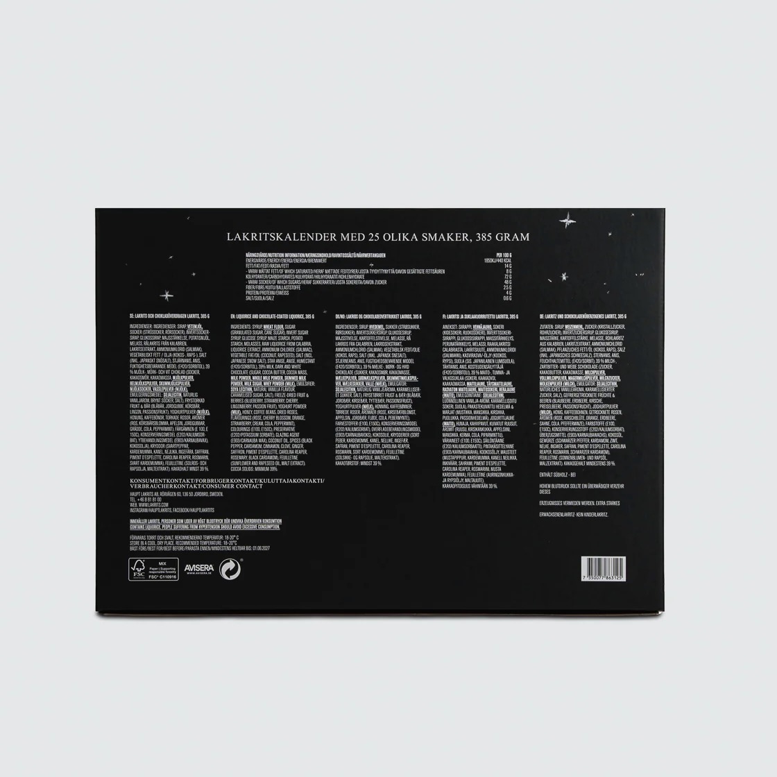 Haupt lakrits & choklad - Adventskalender 2026 - 3
