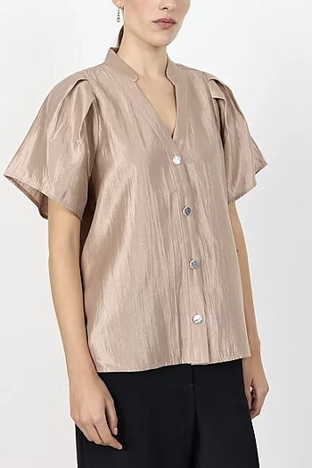 Leveté Room - Olgine 1 Blouse Light Taupe