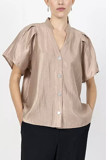 Leveté Room - Olgine 1 Blouse Light Taupe