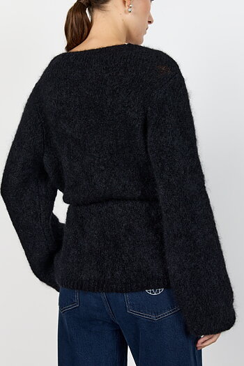 Leveté Room - Noreen 7 Cardigan Black