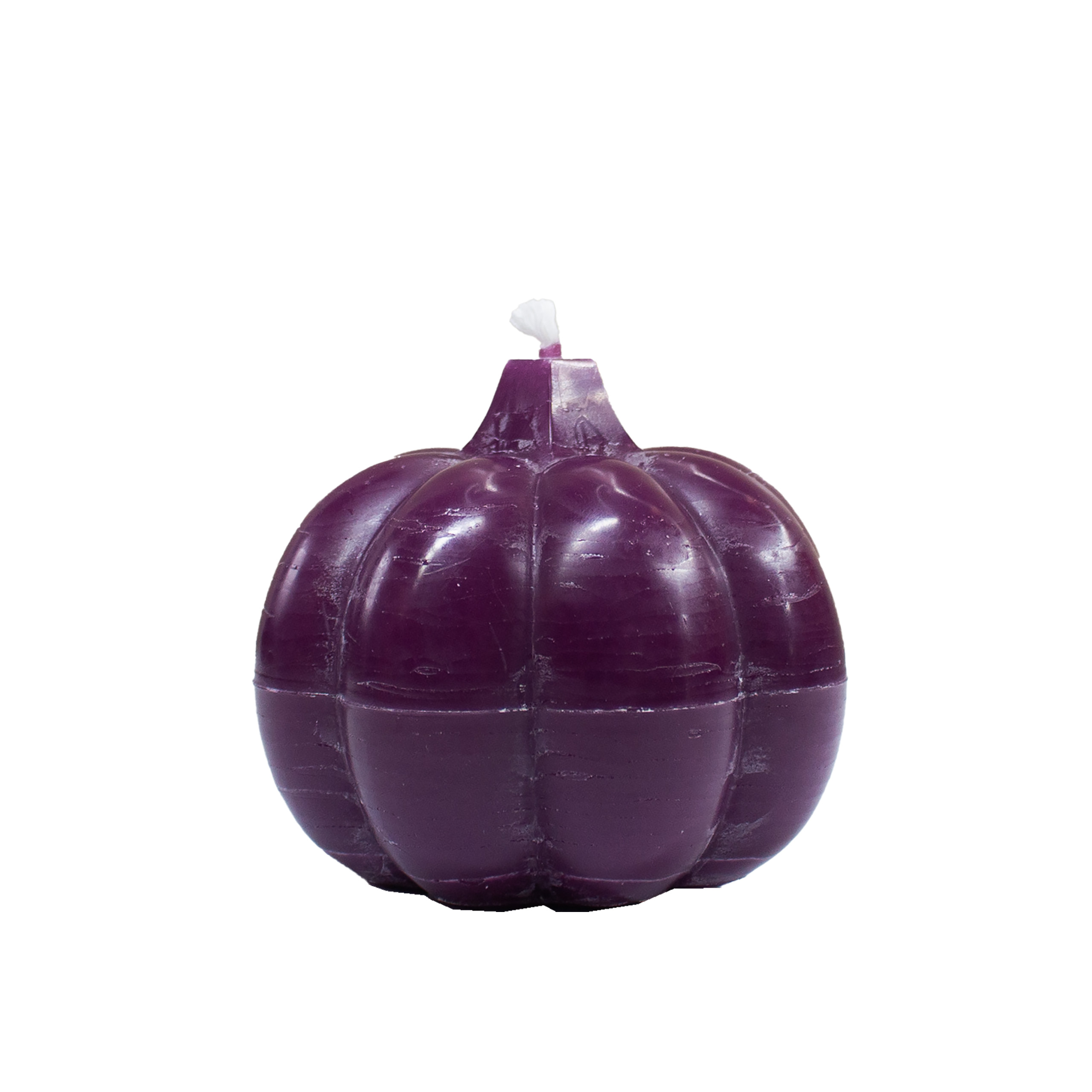 Pumpkin candle Dark purple Large