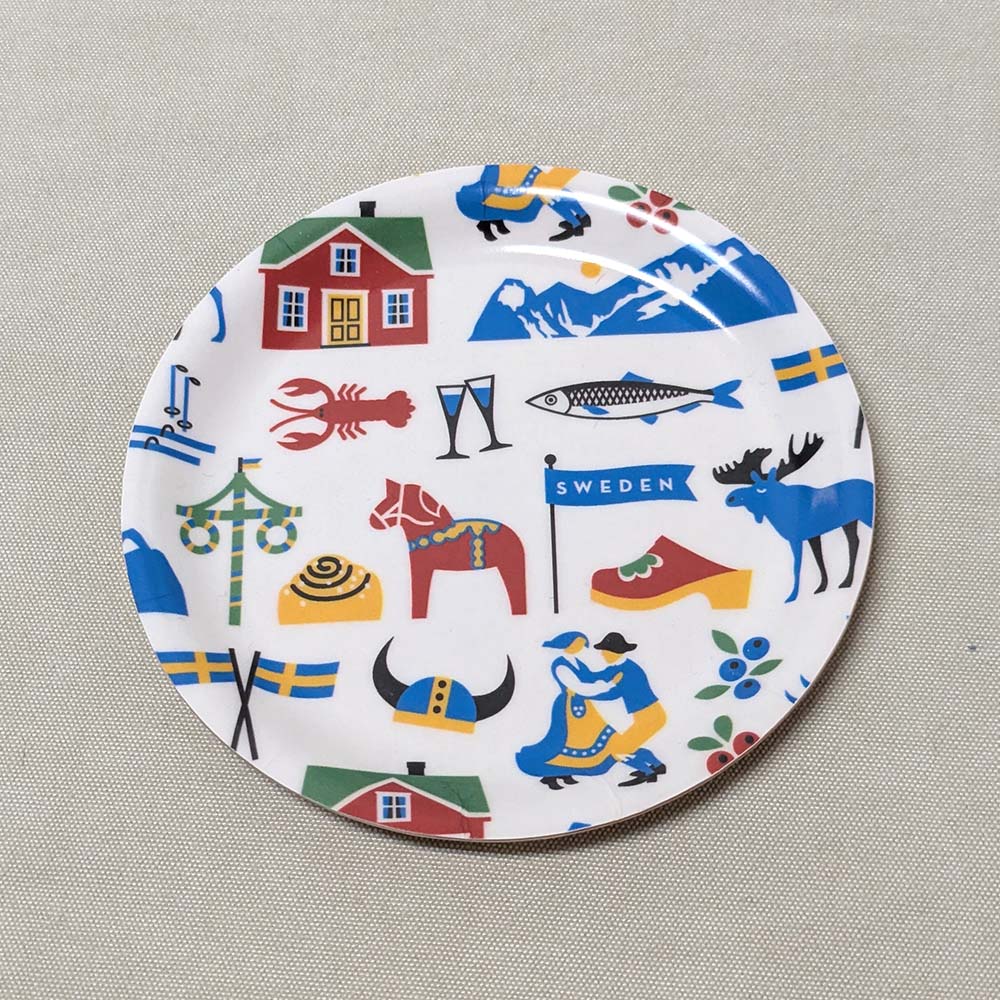 Swedish Tradition Glass coaster 11 cm